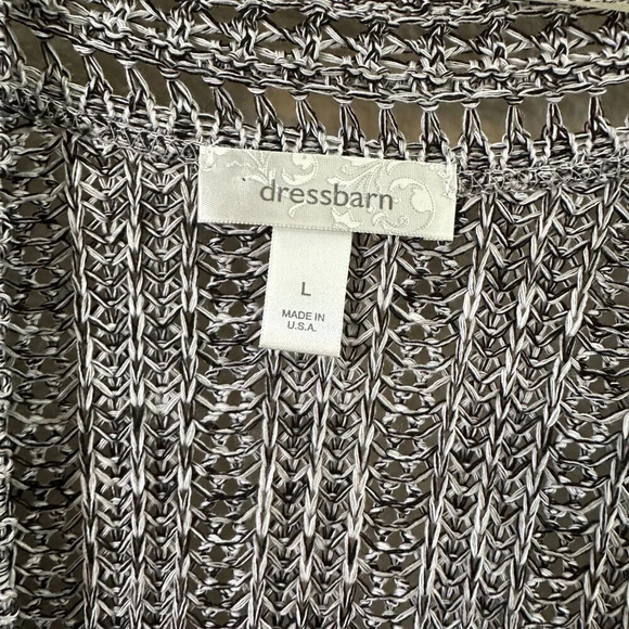 Dressbarn Gray Cardigan Sweater‎ Size Large - Picture 3 of 5